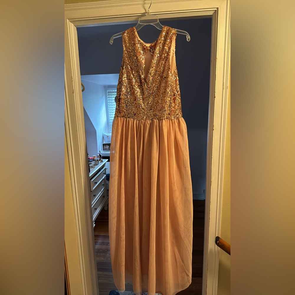 City chic pretty in pink princess dress full length size 16–18 - Picture 4 of 4